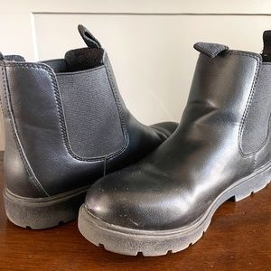 HM girls black boots size 1.5